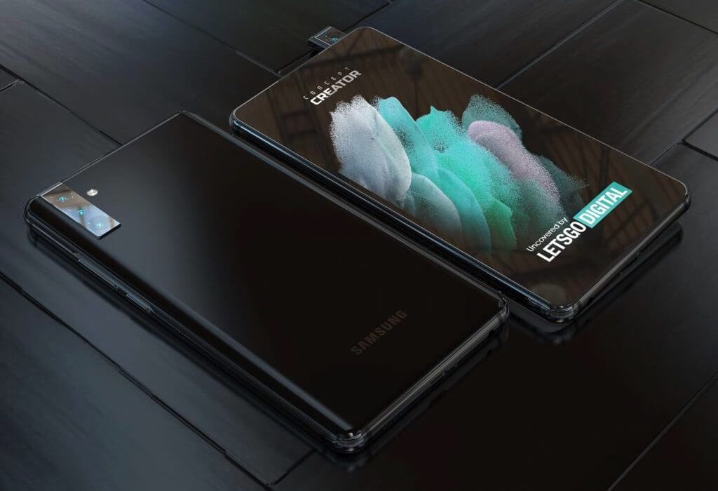 Samsung запатентовала смартфон с выдвижной камерой