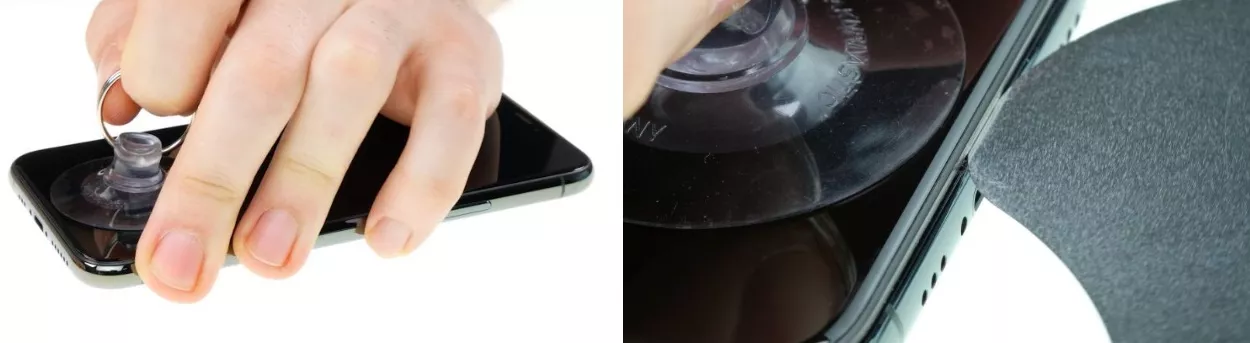 Замена аккумулятора iphone 11 pro max. Зазоры между корпусом и стеклом iphone 11. Как снять экран на айфоне 7 без присоски.