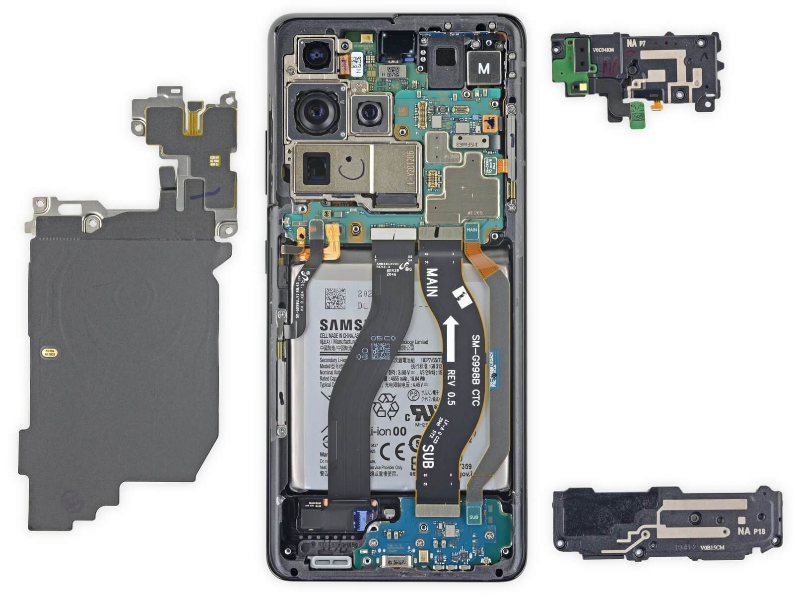 Samsung Galaxy S21 Ultra iFixit