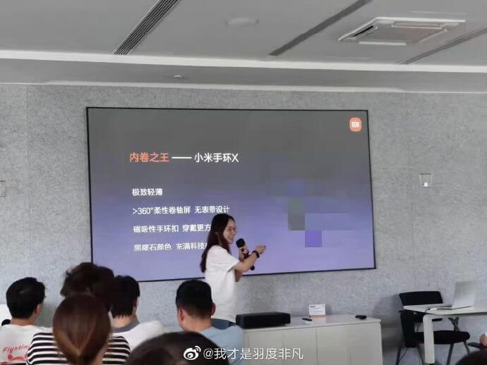 Xiaomi работает над Mi Band X с гибким дисплеем на 360º