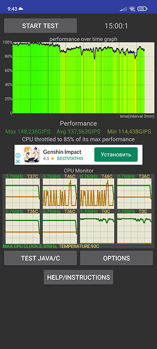 Xiaomi Redmi Note 10 Pro CPU Throttling