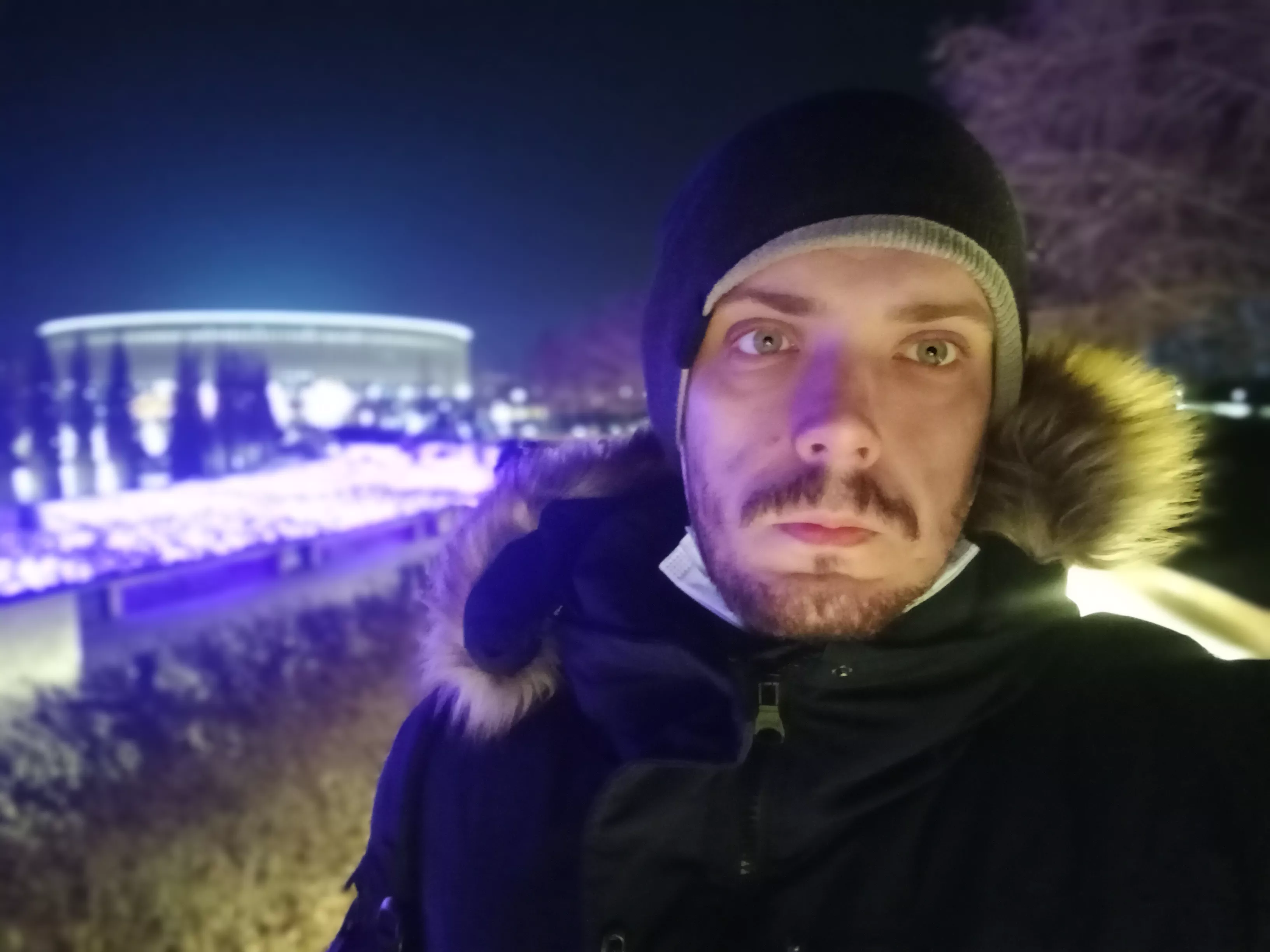 Vivo Y21 Ночное селфи
