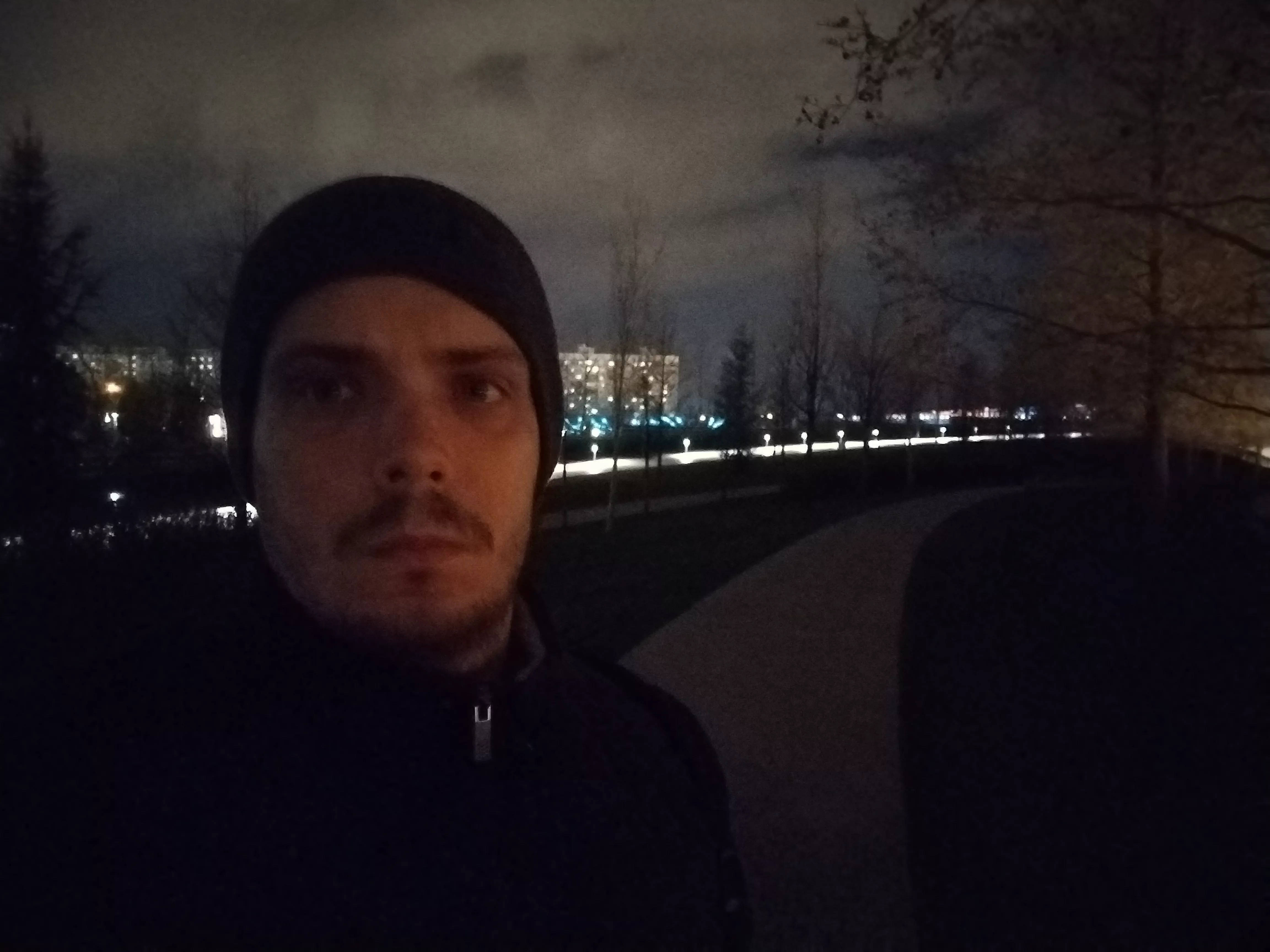 HONOR X8 Ночное Селфи
