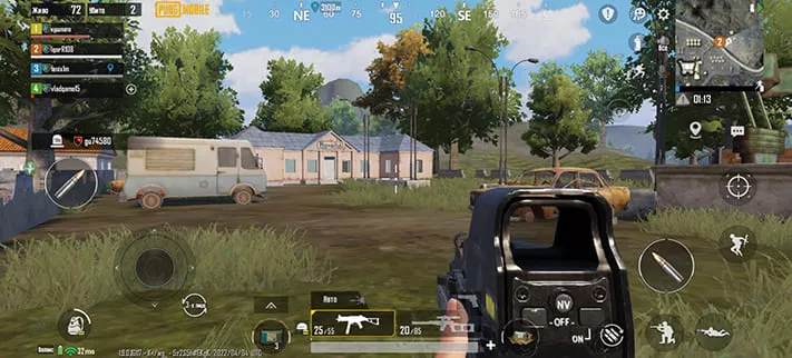 HONOR X8 PUBG Геймплей