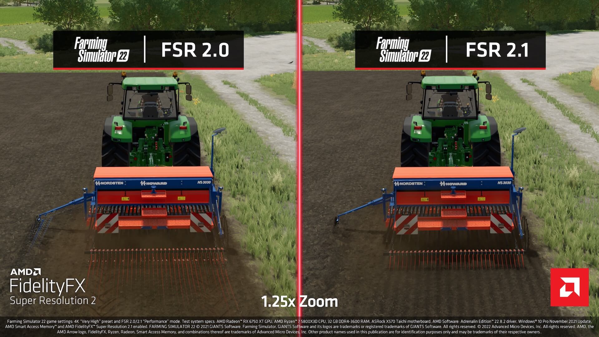 AMD выпустила FSR 2.1 – улучшенную технологию апскейлинга в играх