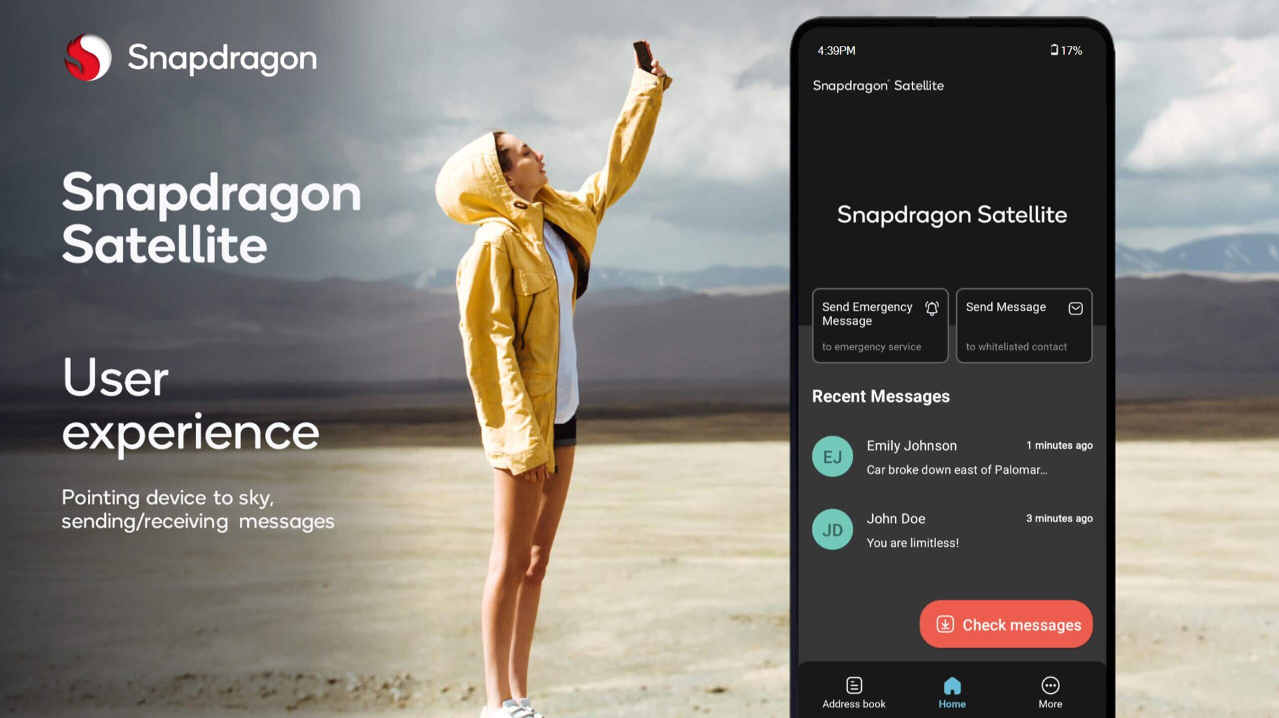 Qualcomm представила Snapdragon Satellite для связи смартфонов со спутниками