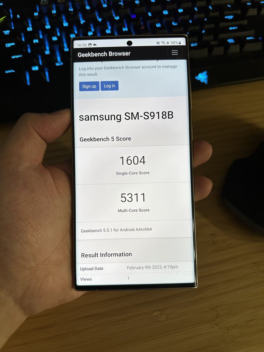 Samsung Galaxy S23 Ultra оказался самым мощным Android-смартфоном