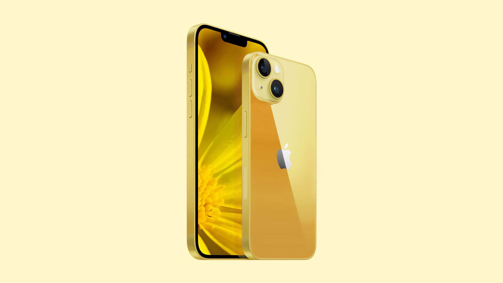 Apple iPhone 14 yellow