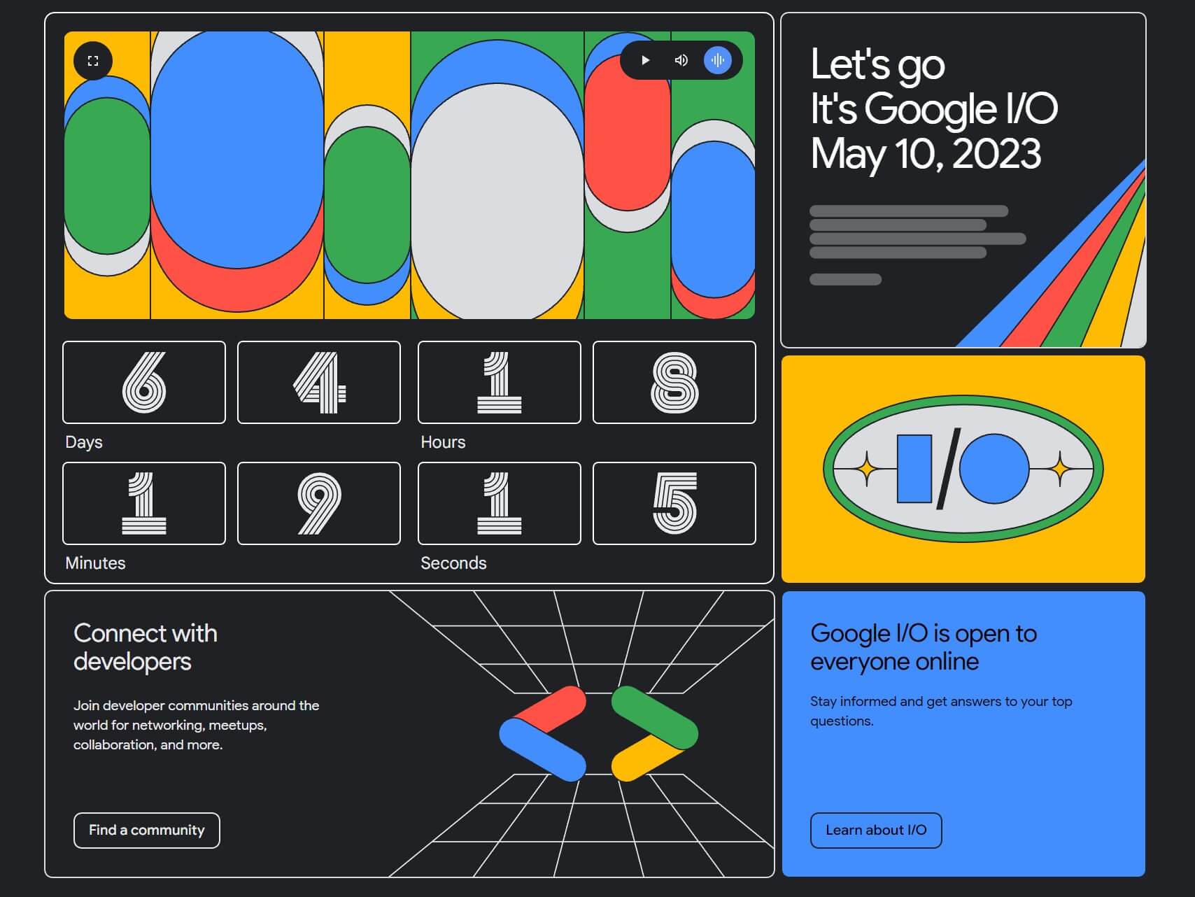 Google объявила дату I/O 2023