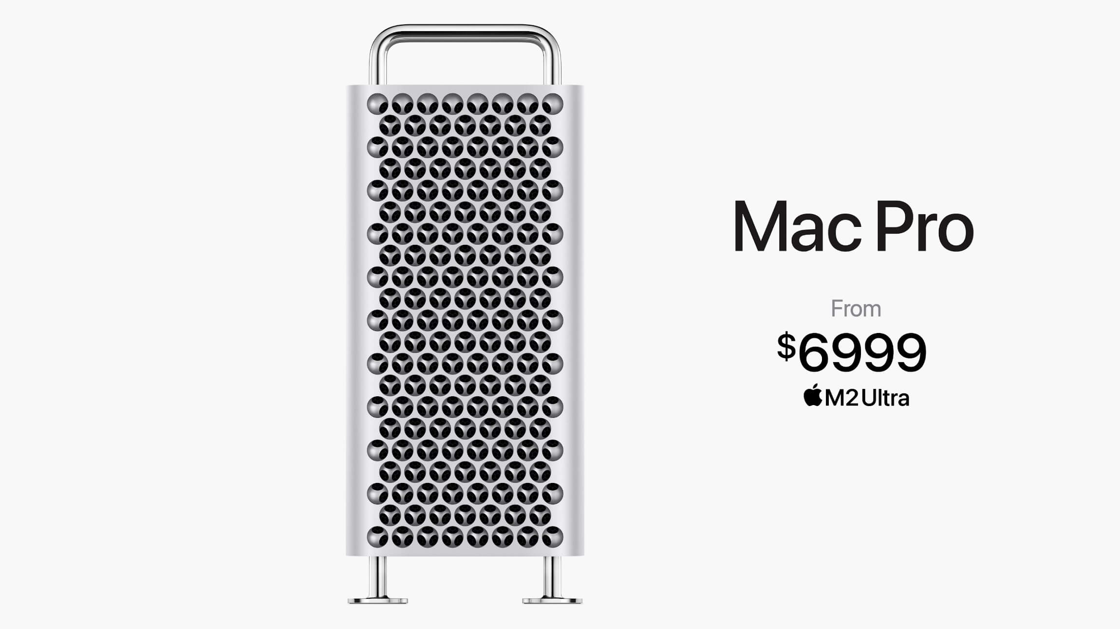 Apple анонсировала Mac Pro с процессором M2 Ultra по цене от $6999
