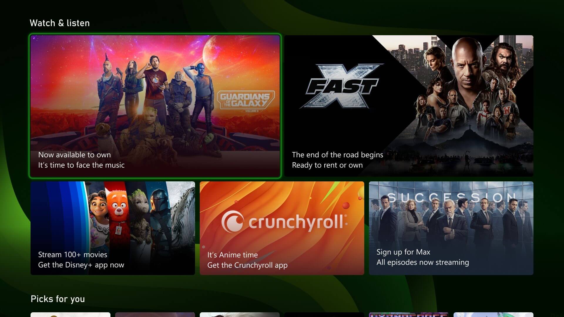 На Xbox обновился интерфейс домашнего экрана