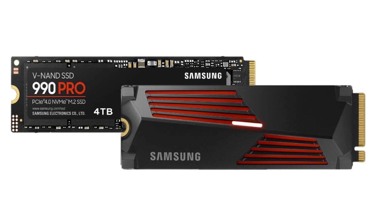 Samsung анонсировала NVMe SSD 990 Pro ёмкостью 4 ТБ со скоростью чтения до 7450 МБ/с и 1,6 млн IOPS