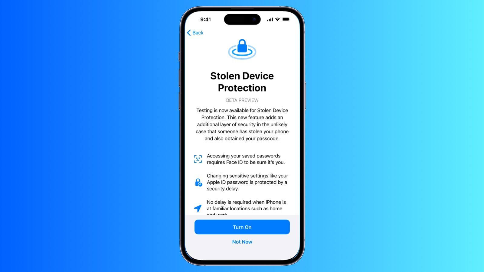 iOS 17.3 Stolen Device Protection