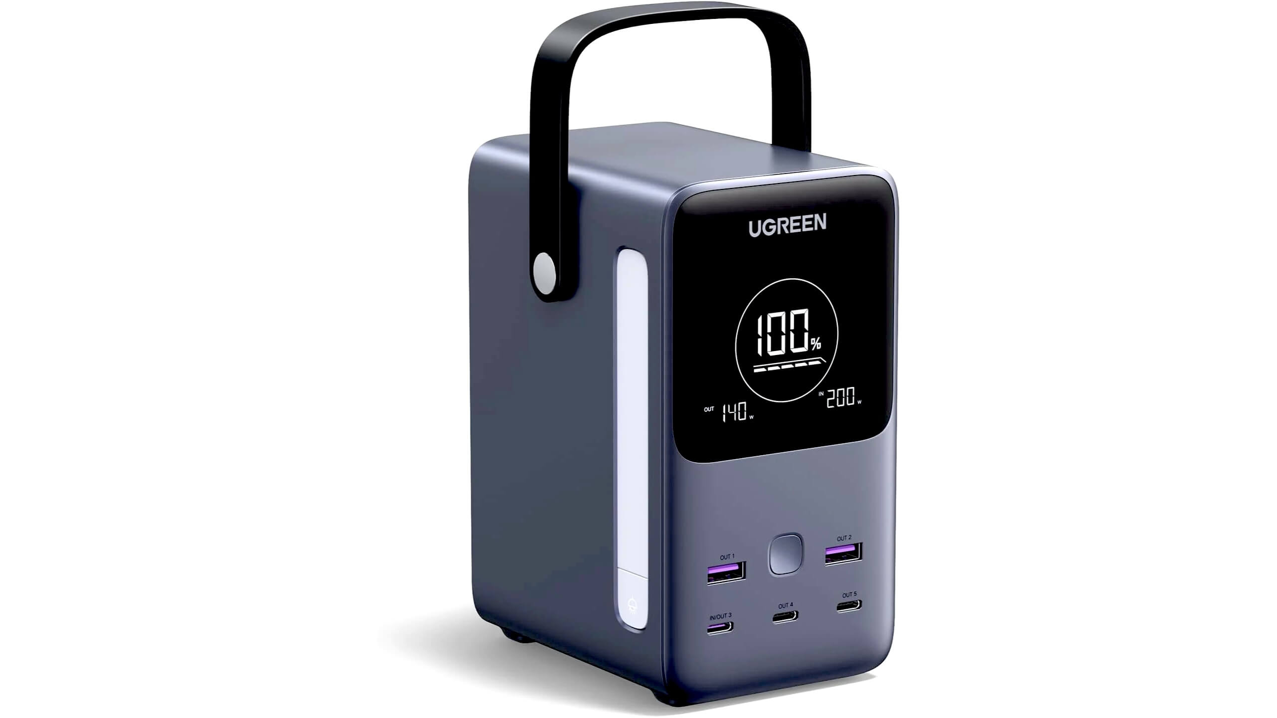 Представлен портативний акумулятор Ugreen 300W 48000mAh Charger Power Bank