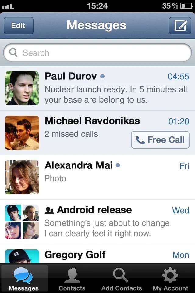 Telegram 2013