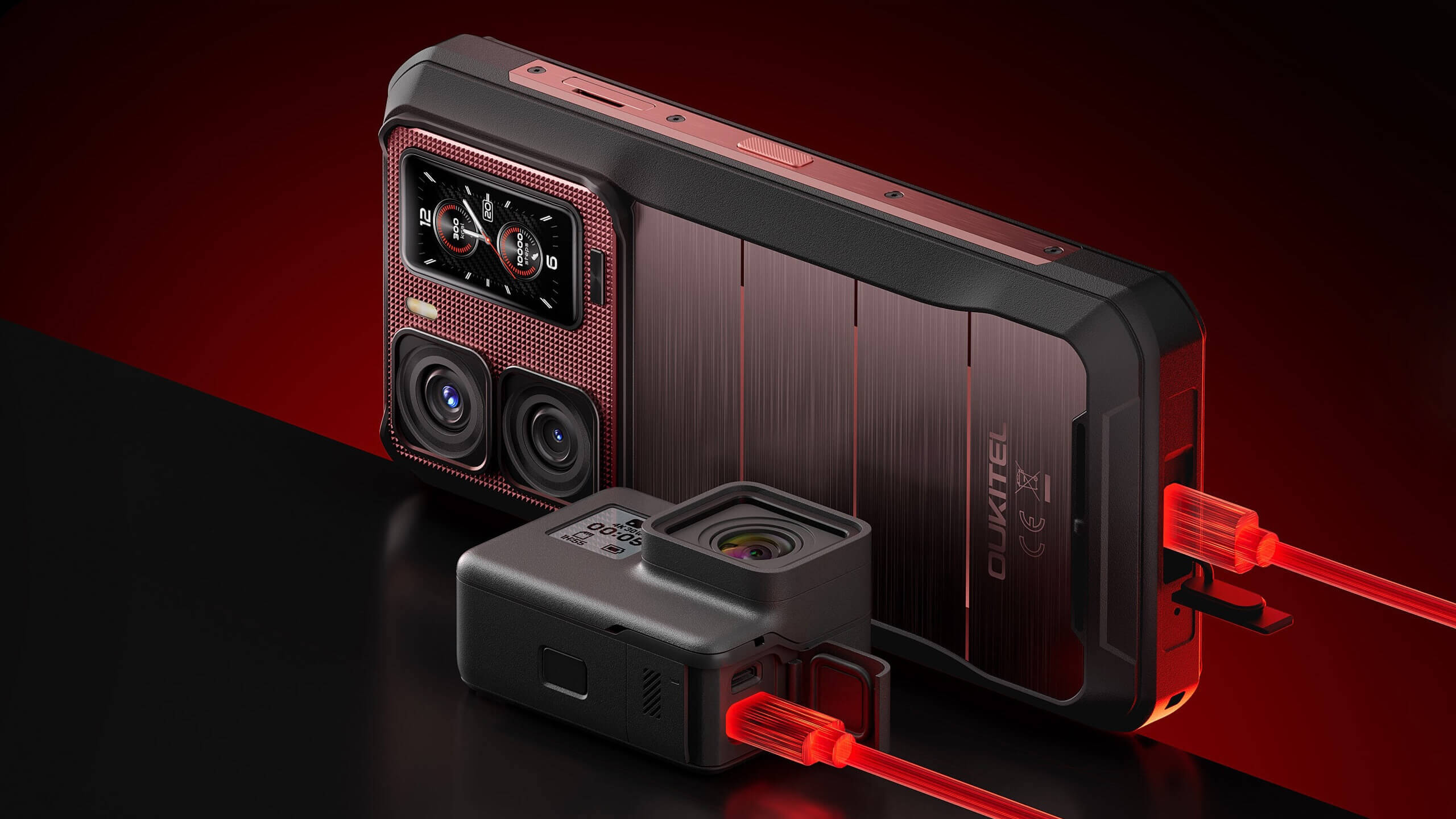 Oukitel показала смартфон с аккумулятором на 16 000 мАч
