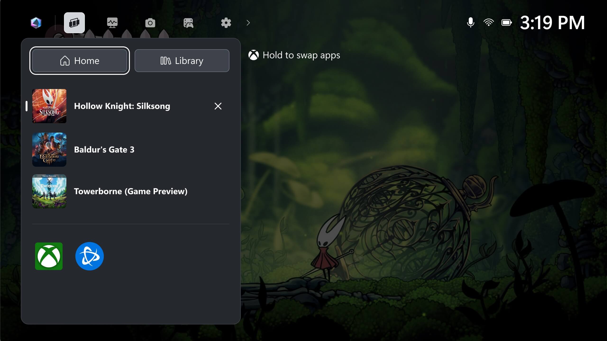 GameBar-UI-ROG-Xbox-Ally-Reveal GameBar-UI-ROG-Xbox-Ally-Reveal