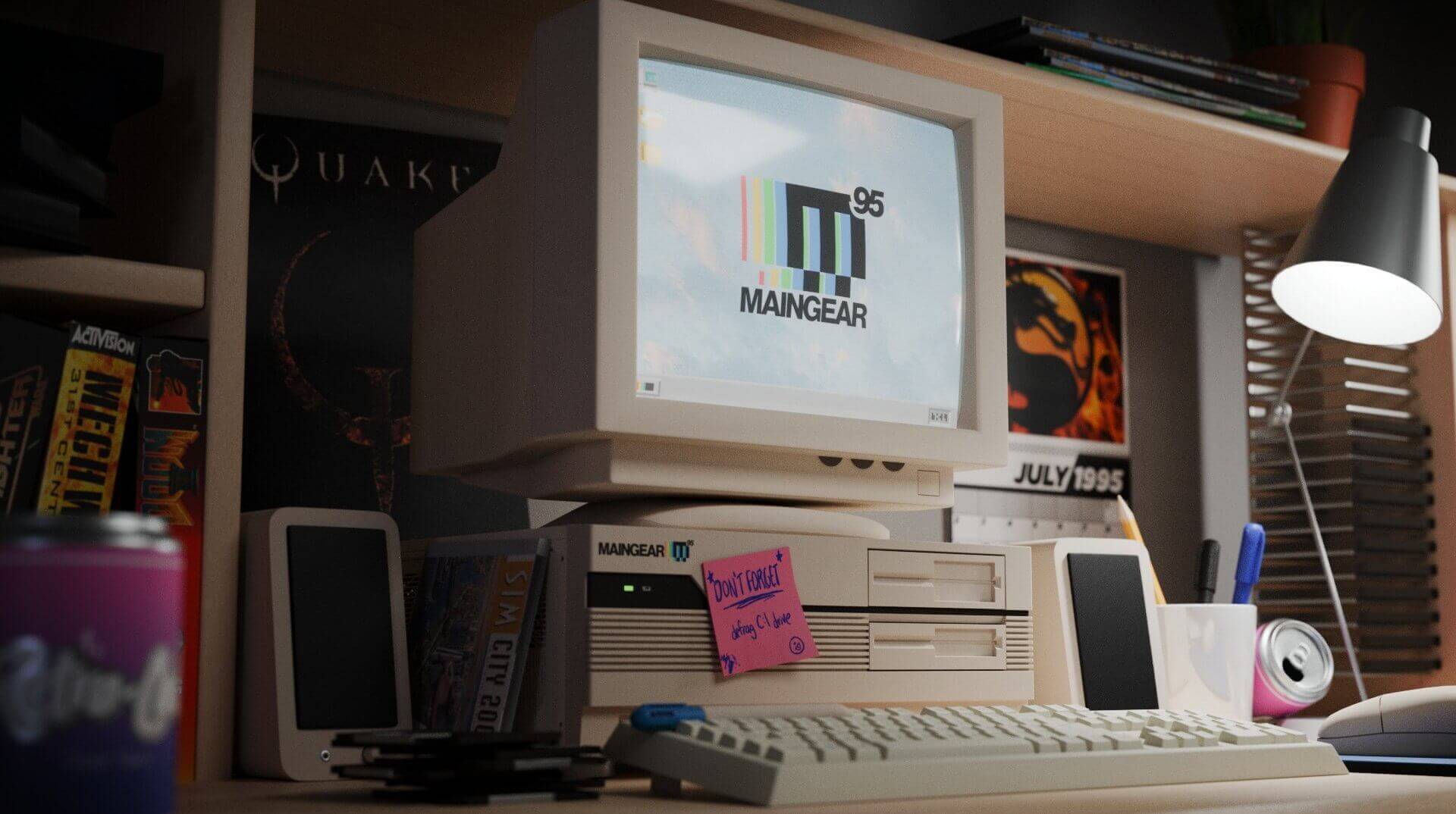 Maingear выпустила ПК Retro95 в старом корпусе, но с современным железом