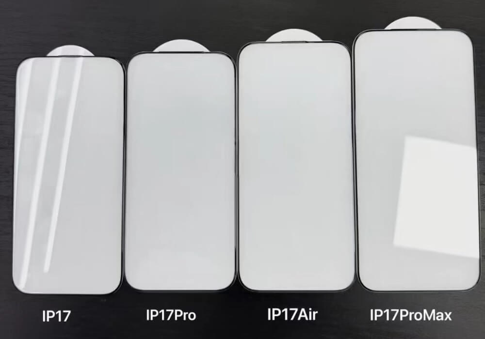 Размеры iPhone 17 Air сравнили с другими моделями серии