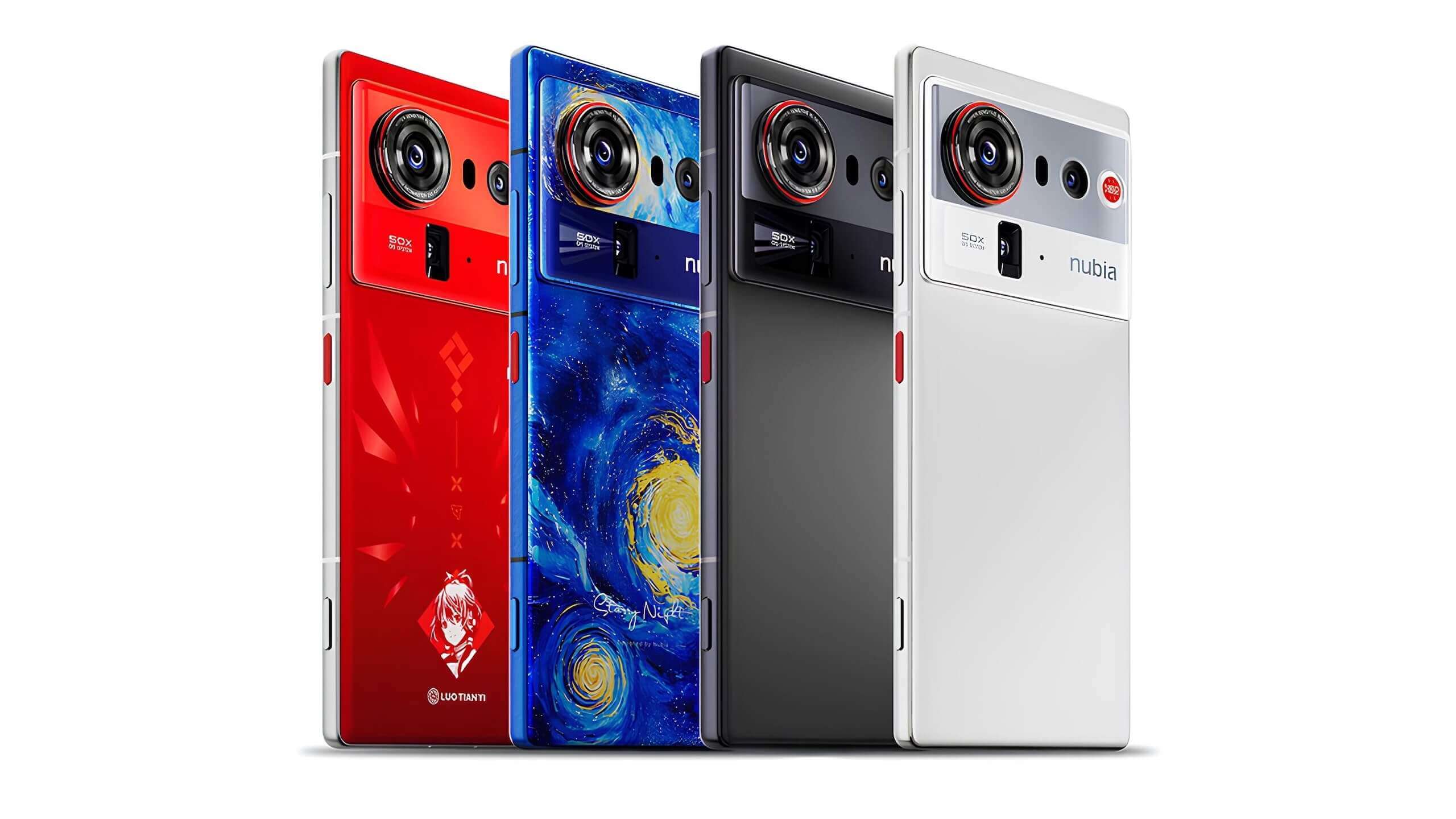 Представлен Nubia Z80 Ultra –  фотофлагман в ярких цветах