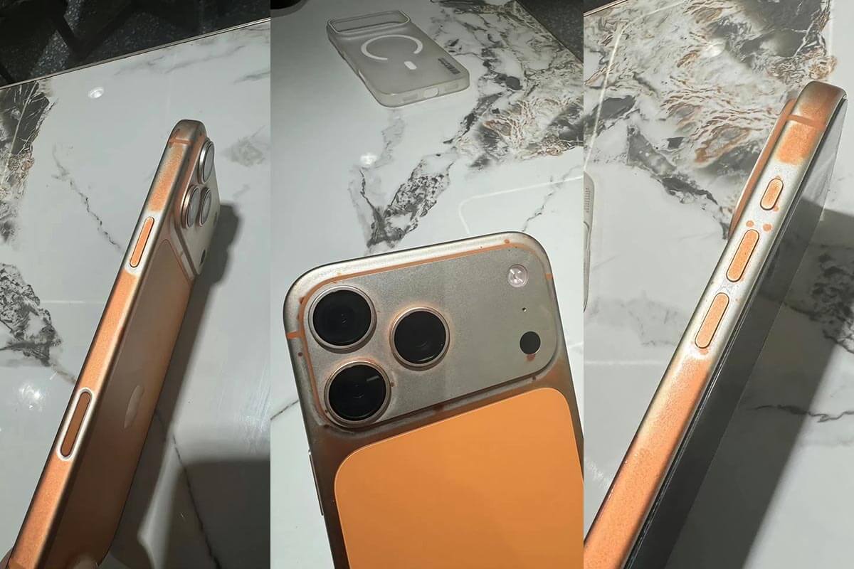 Краска на оранжевых iPhone 17 Pro стирается влажными салфетками