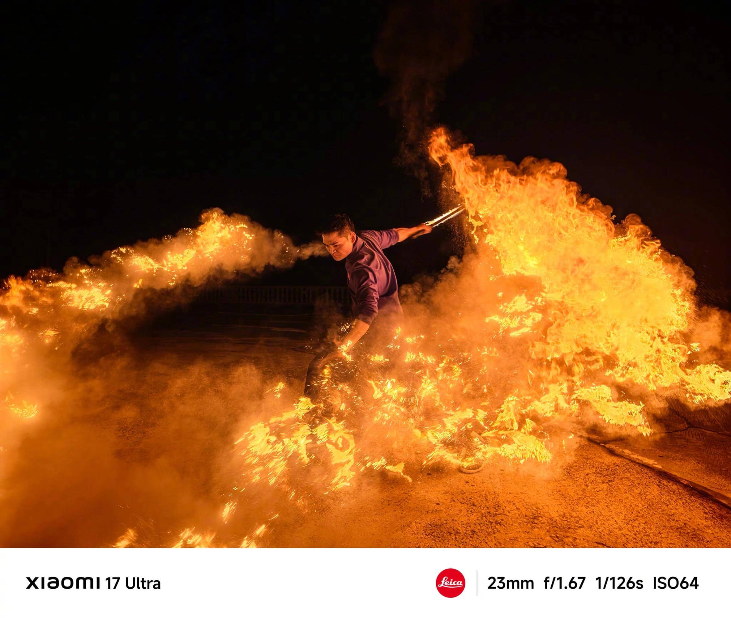 Xiaomi 17 Ultra пример ночных фото