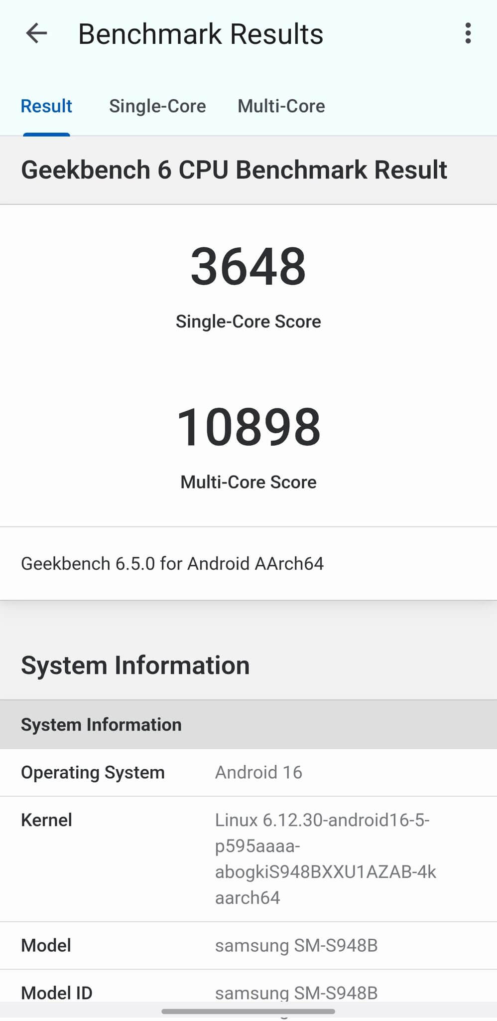 Galaxy S26 Ultra AnTuTu