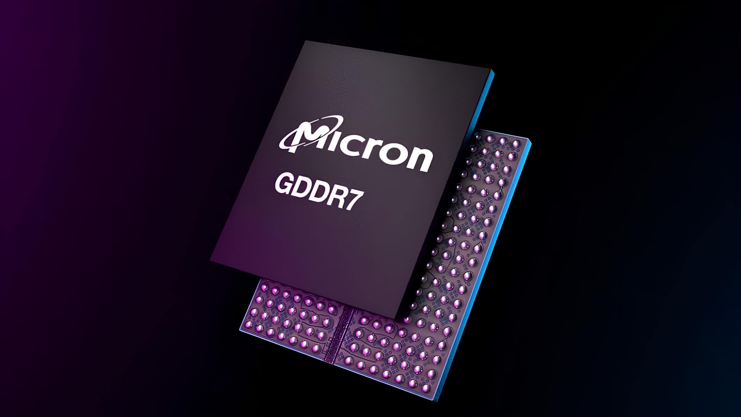 Micron представила память GDDR7 3 ГБ со скоростью 36 ГБит/с