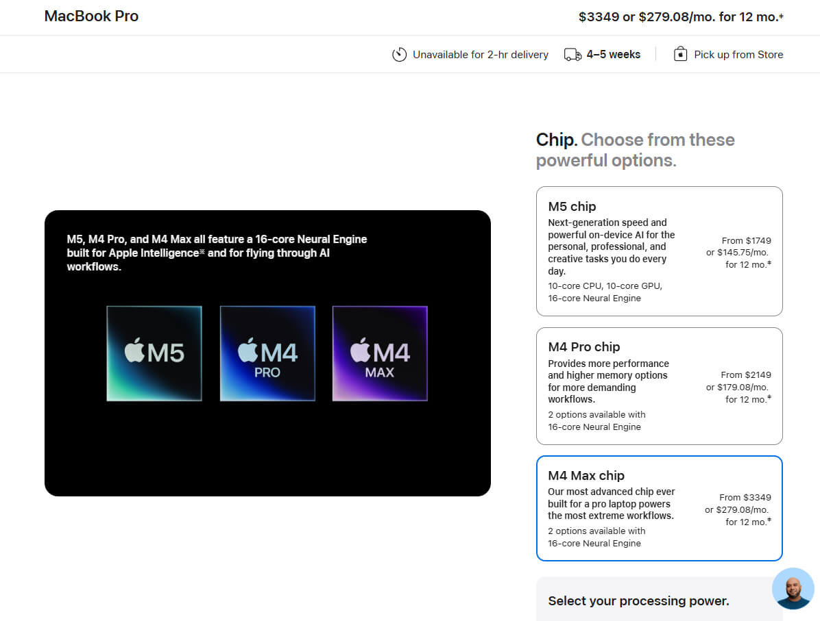 Apple обновила систему выбора конфигураций Mac из-за кризиса памяти Apple обновила систему выбора конфигураций Mac из-за кризиса памяти