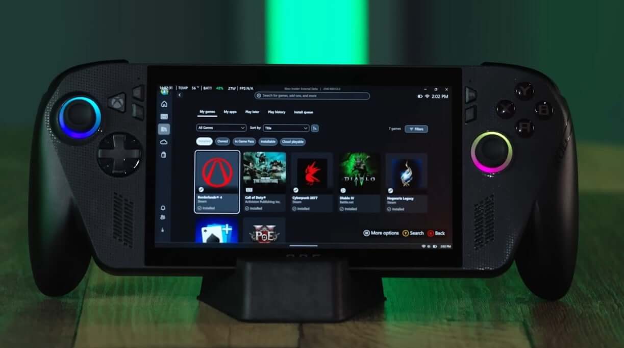 ASUS ROG Xbox Ally X Xbox Mode