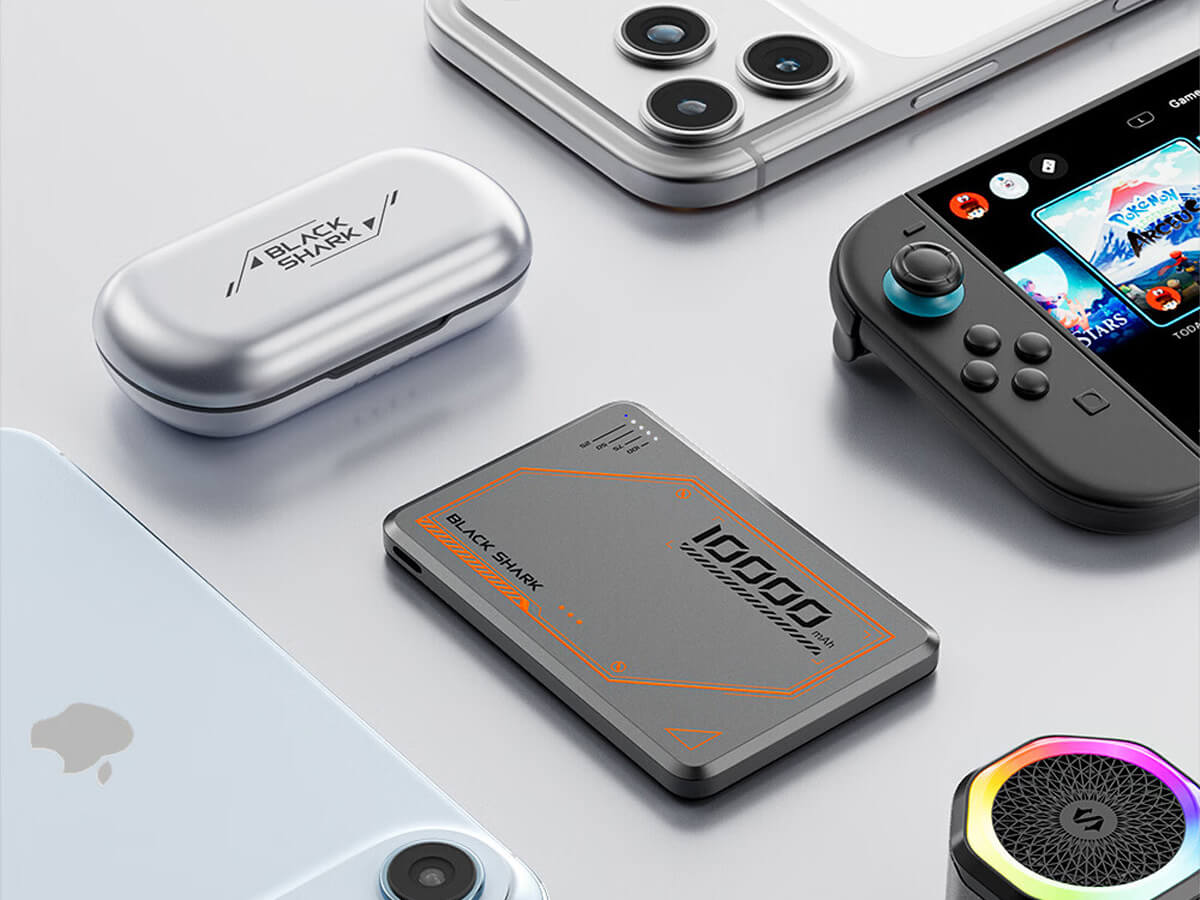 Представлены пауэрбанки Black Shark Blade 2+ в тонких корпусах с MagSafe