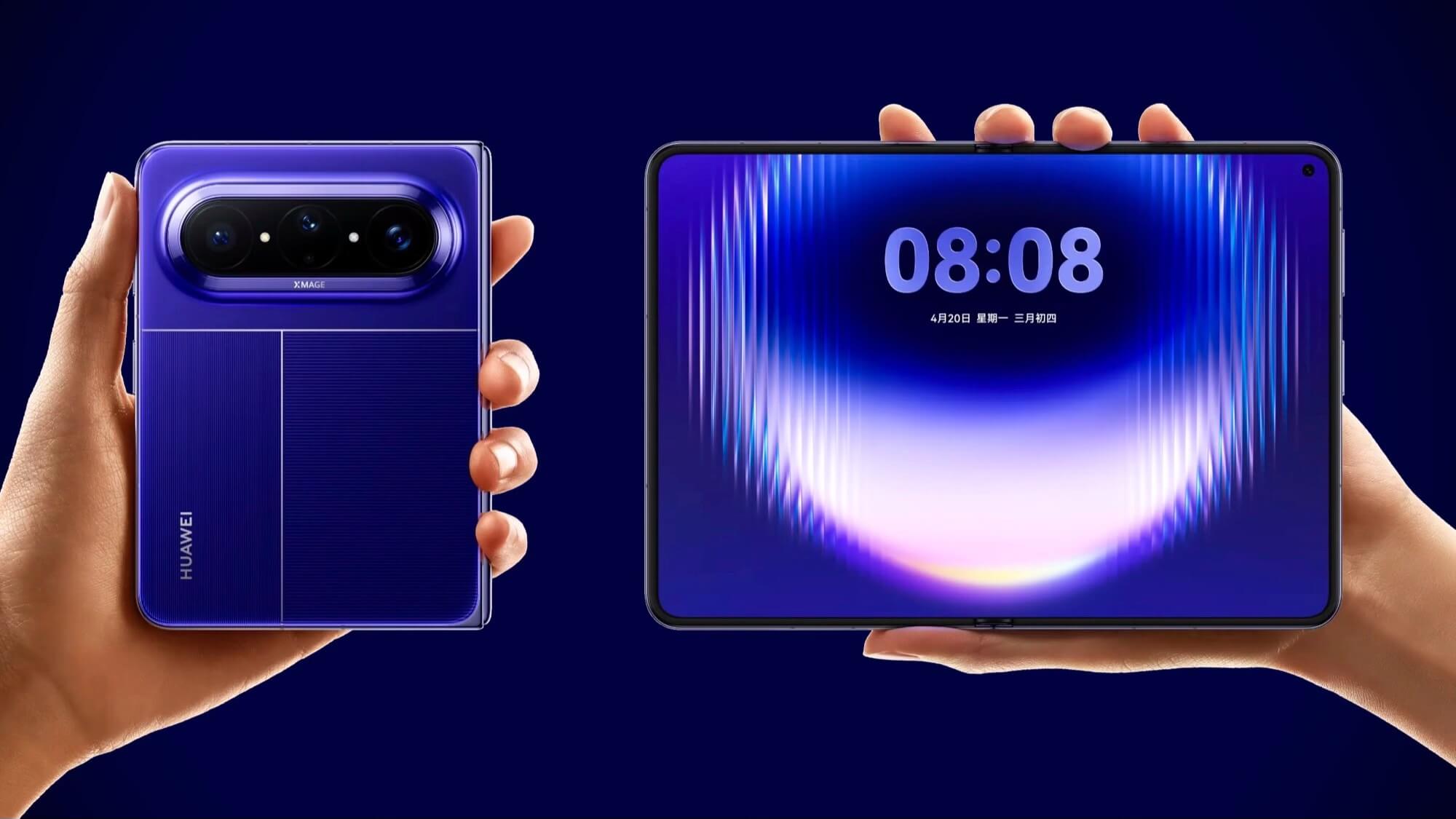 Huawei представила Pura X Max – смартфон с двумя дисплеями и переменной диафрагмой