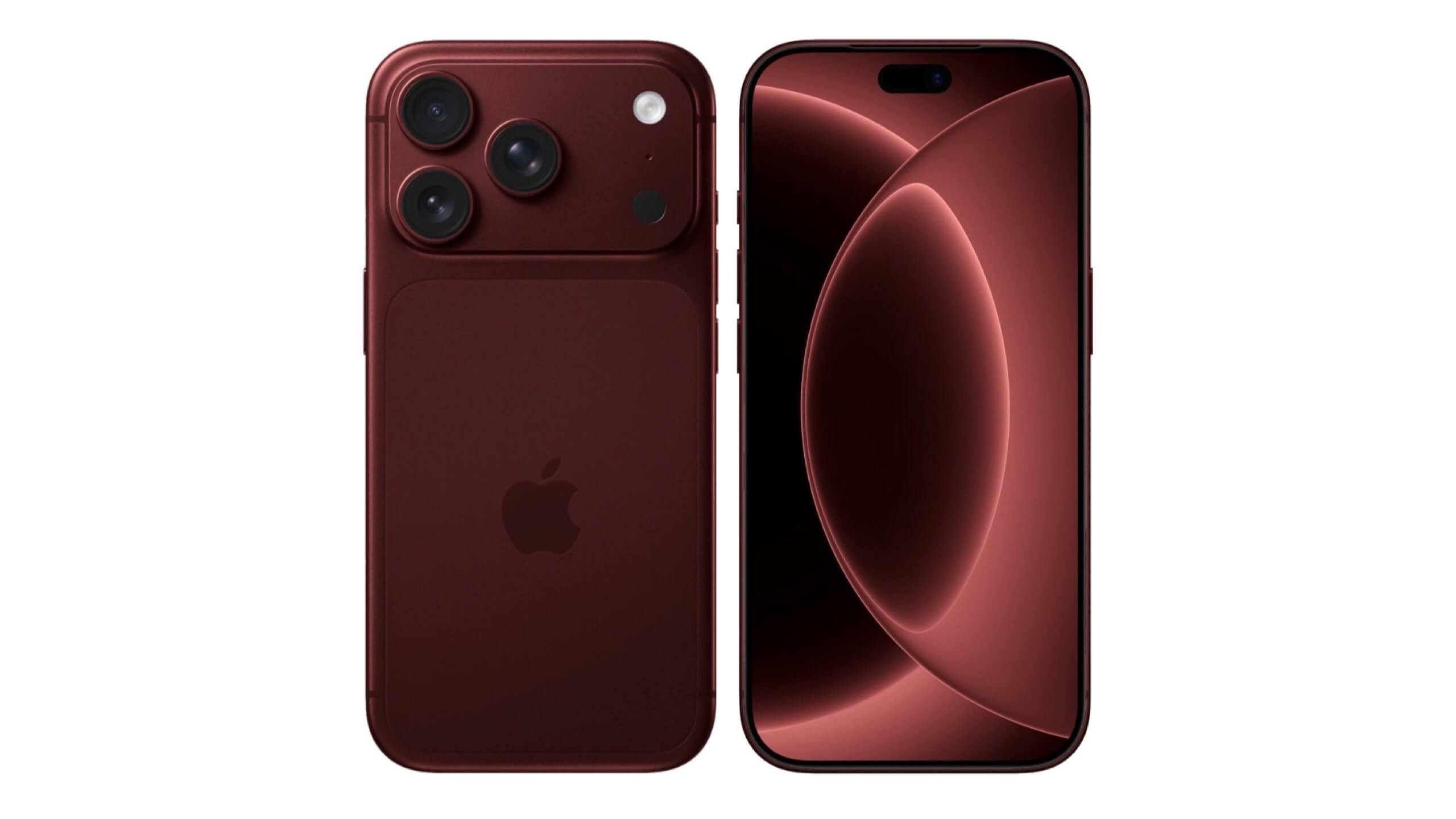iPhone 18 Pro Deep Red