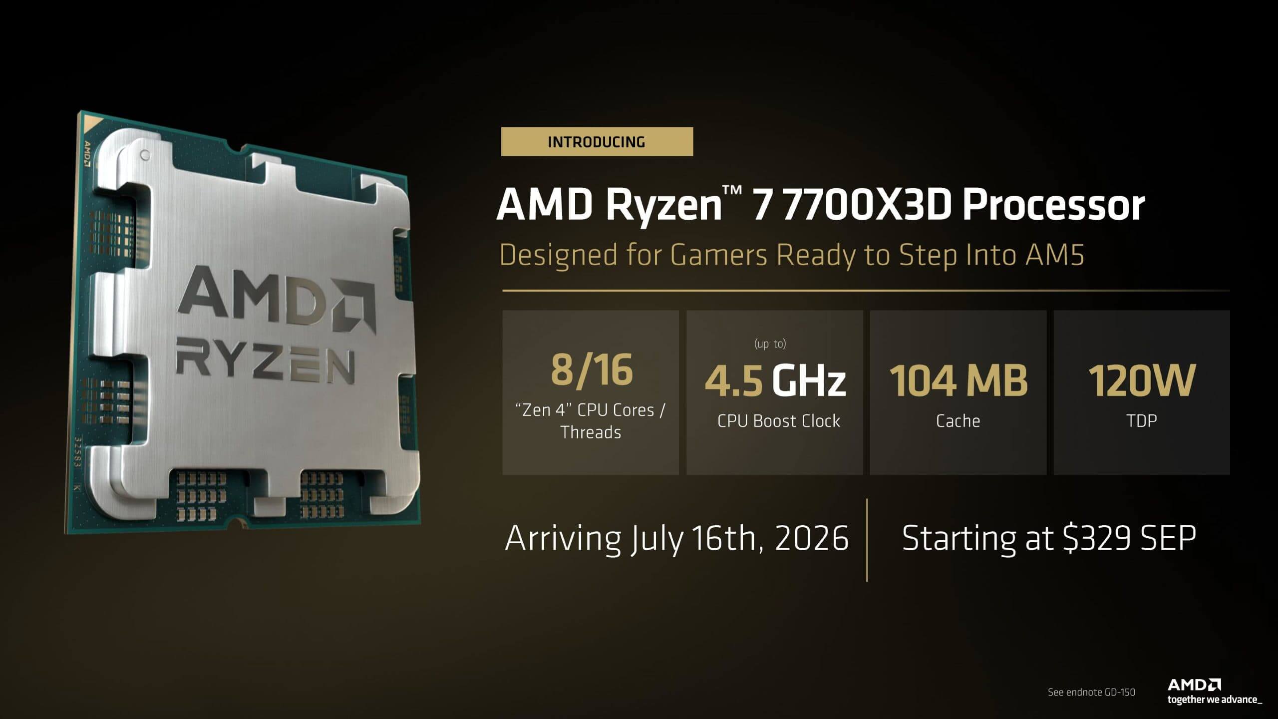 Ryzen 7 7700X3D Ryzen 7 7700X3D