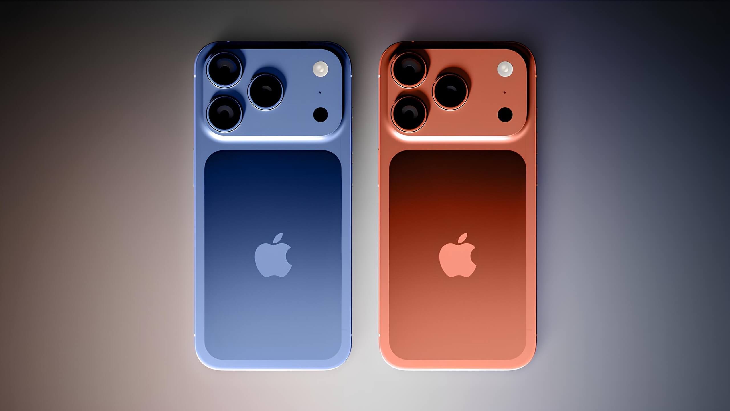 iPhone 17 Pro Dark Blue и Orange iPhone 17 Pro Dark Blue и Orange
