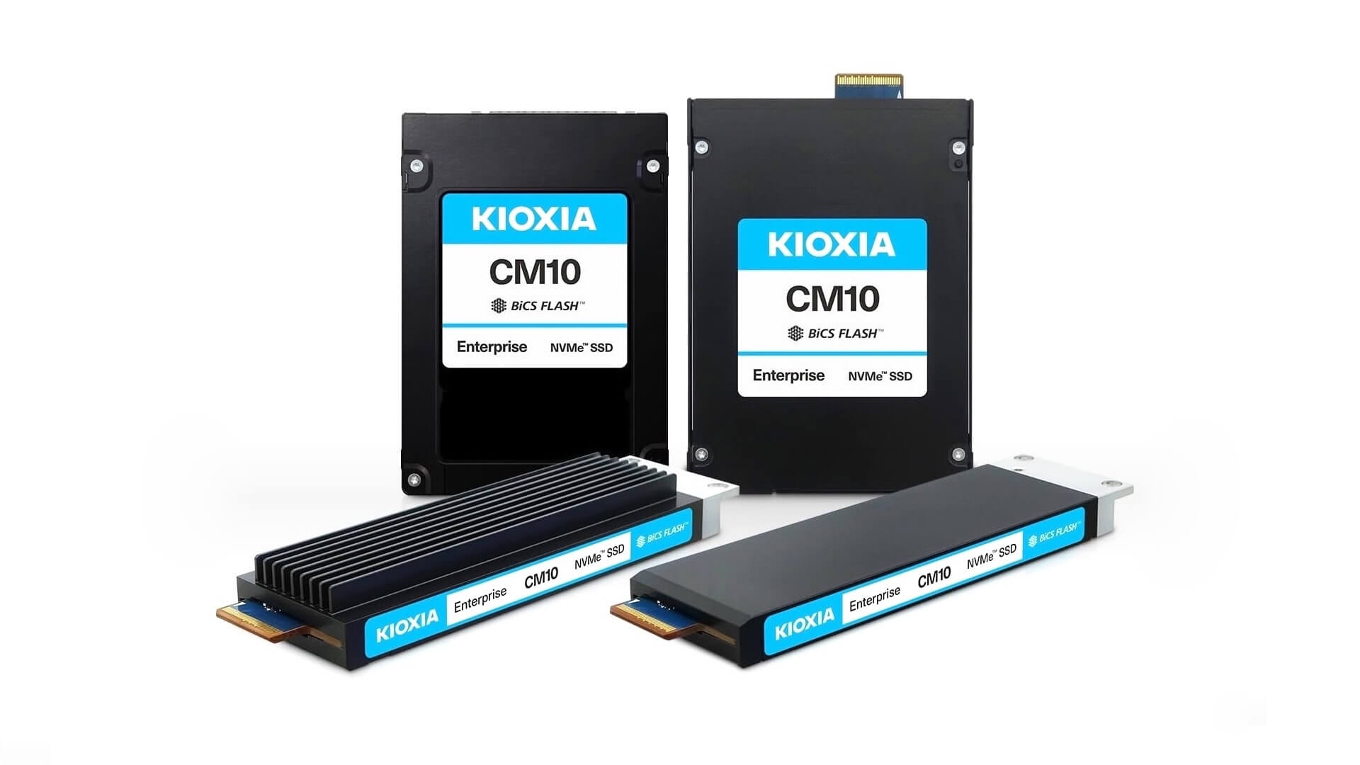 Kioxia представила SSD PCIe 6.0 объёмом до 61,44 ТБ