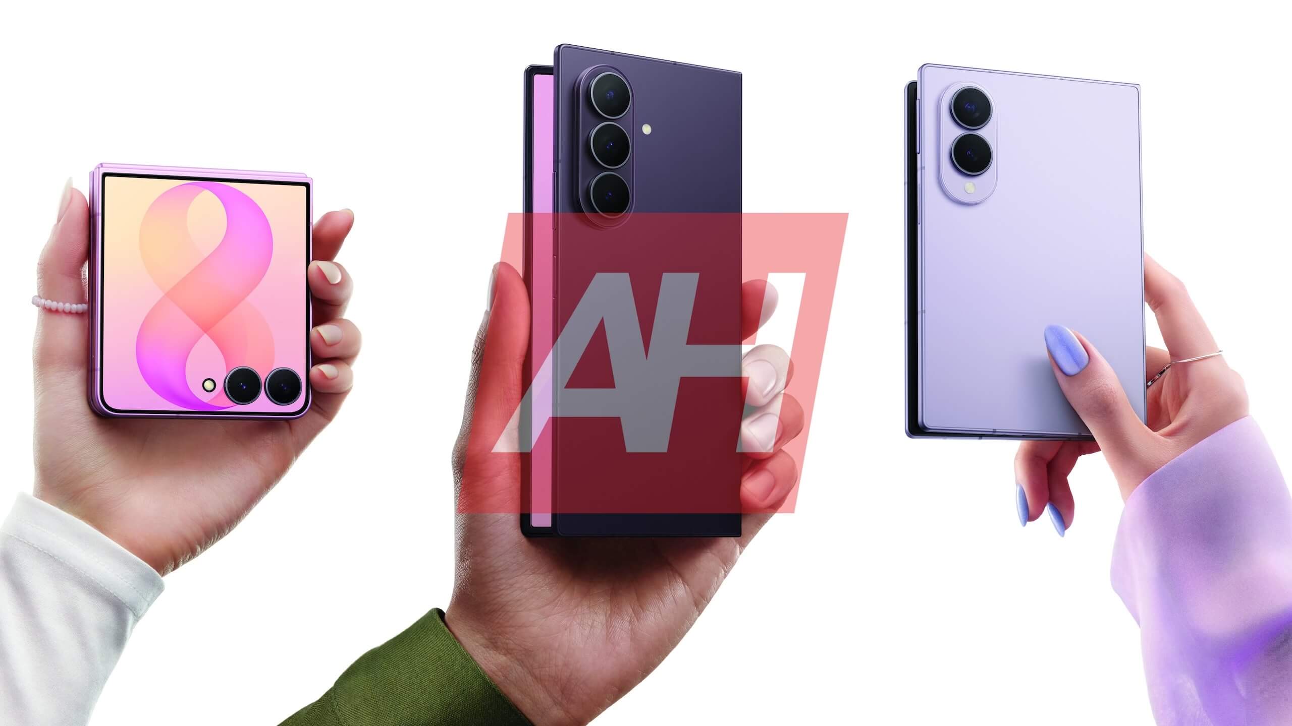 Samsung Z Fold 8, Fold 8 Ultra и Flip 8 показали на официальных изображениях