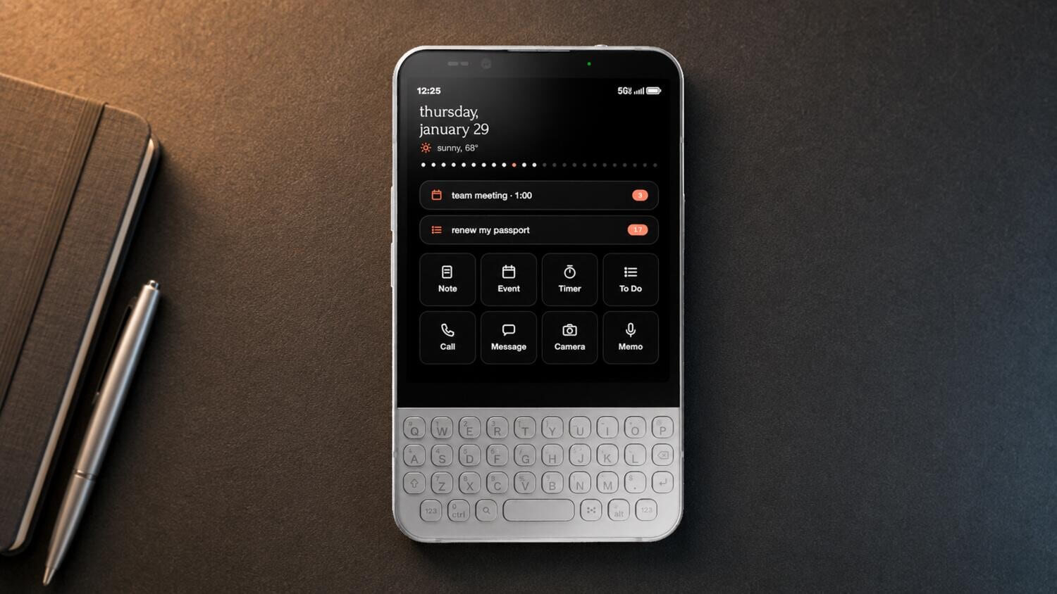 Представлен Minimal Phone 2 – смартфон с QWERTY и OLED-дисплеем