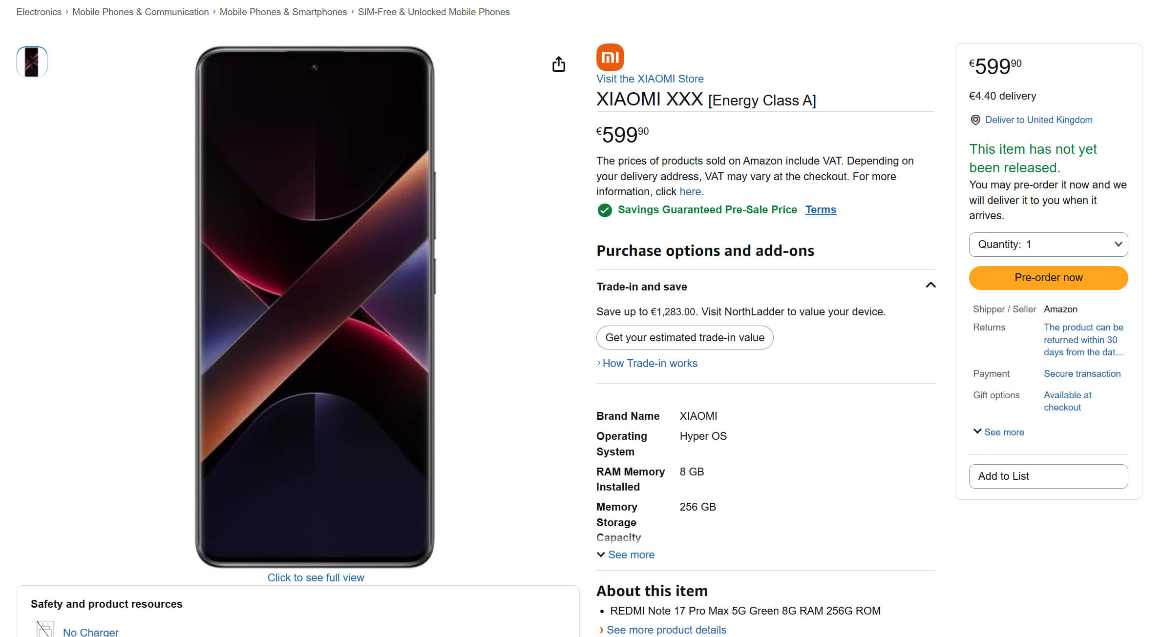Redmi Note 17 Pro Max Amazon Redmi Note 17 Pro Max Amazon