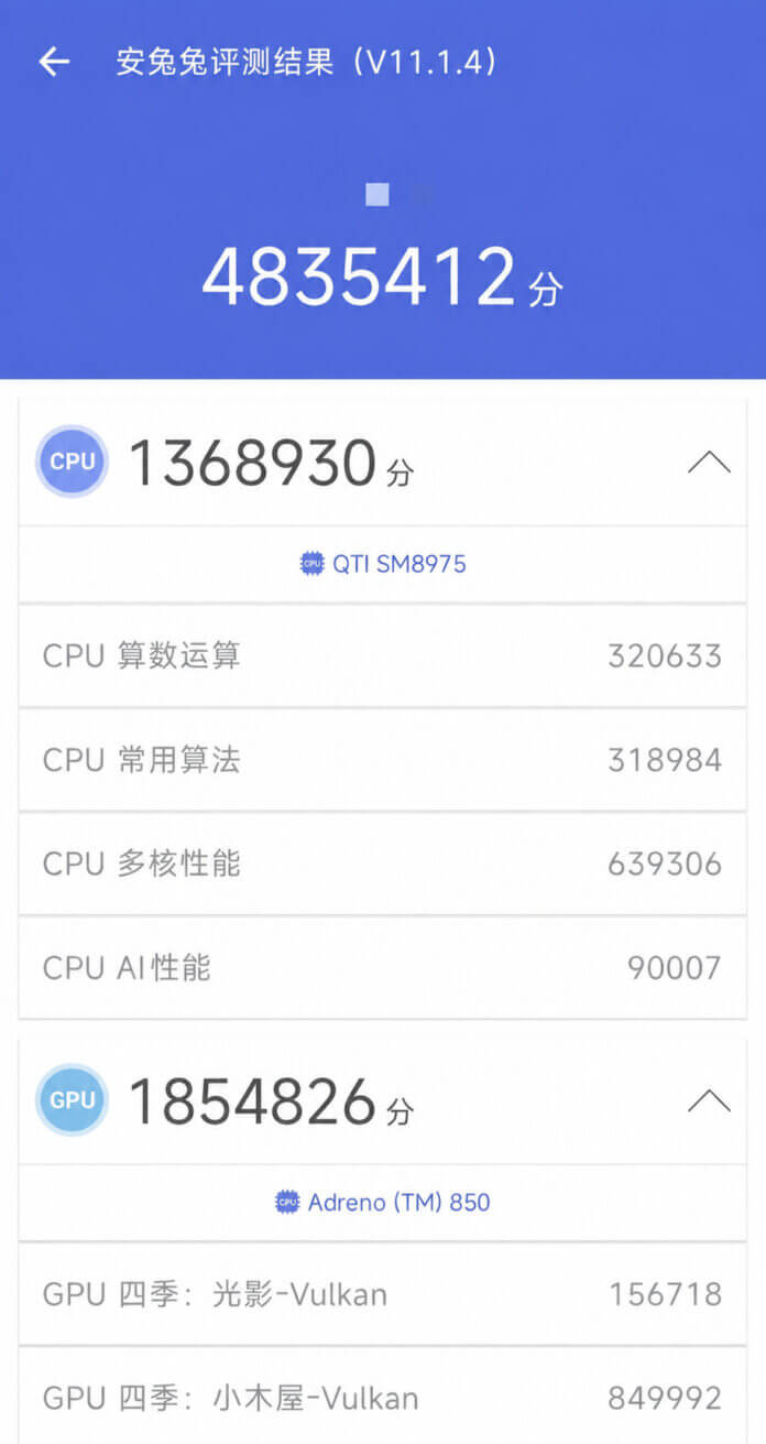 Snapdragon 8 Elite Gen 6 Pro AnTuTu