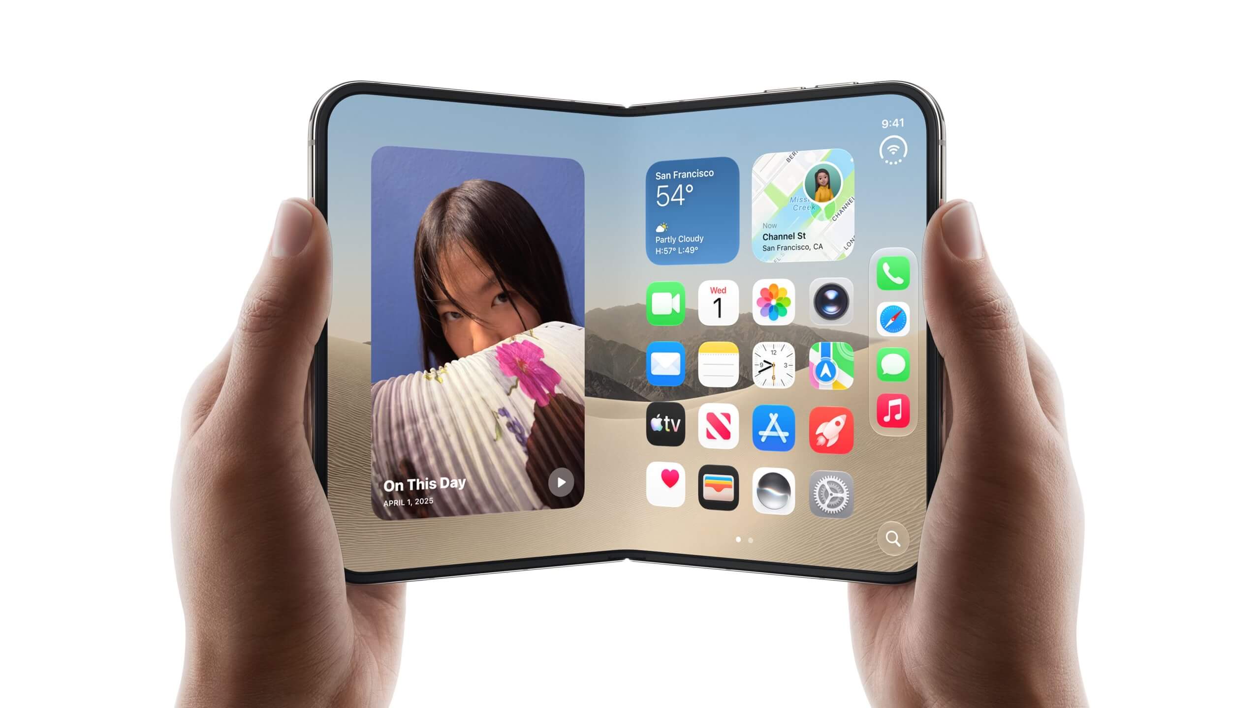 Apple представила iPhone Duo – первый складной iPhone за $1999