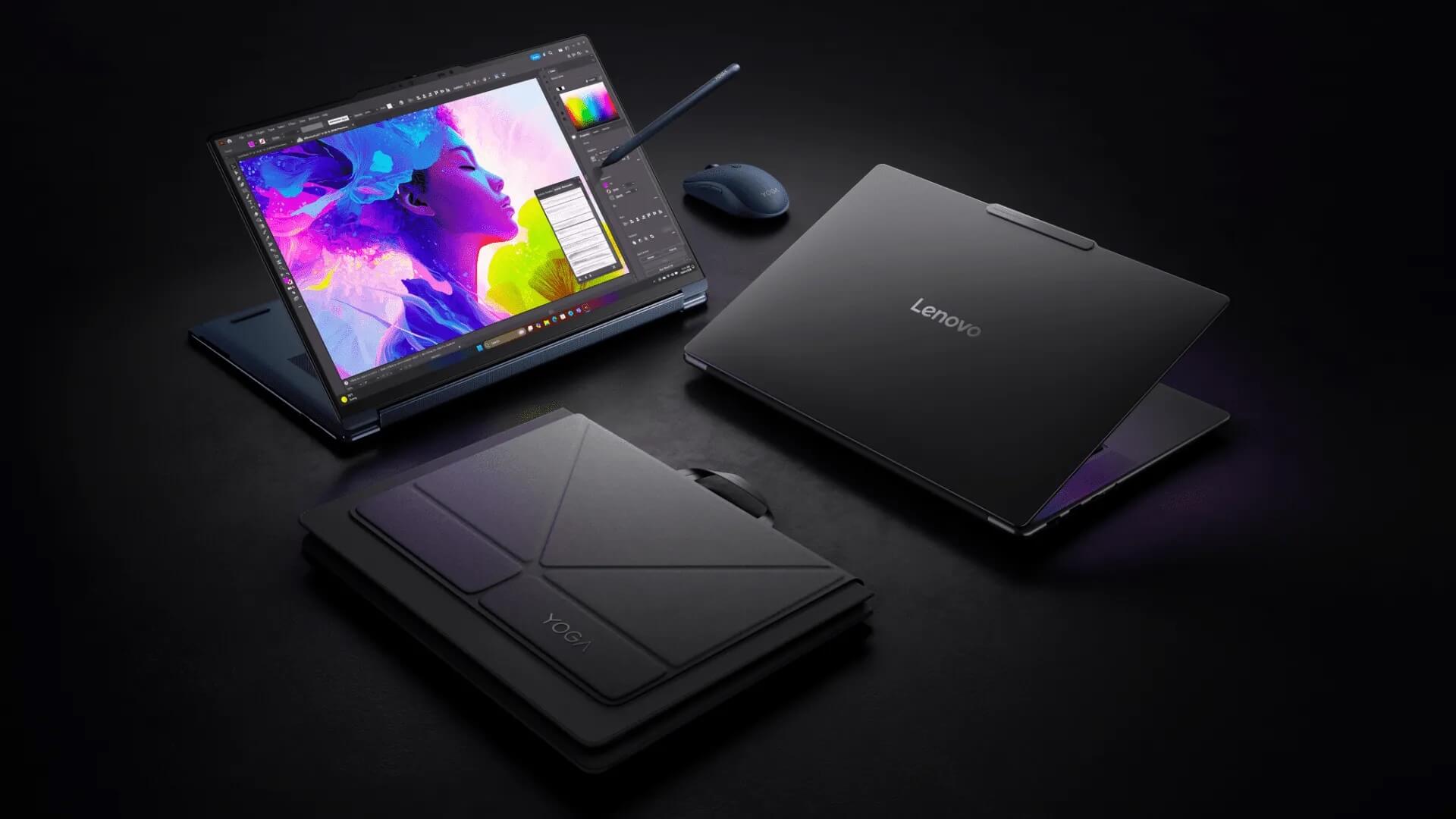 Lenovo Yoga Pro 9n получил RTX Spark, 128 ГБ общей памяти и дисплей 165 Гц