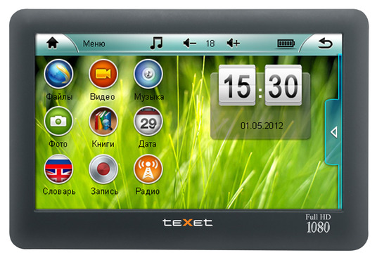 teXet T-970HD - бюджетный плеер с 4.3-дюймовым экраном