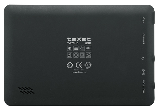 teXet T-970HD - бюджетный плеер с 4.3-дюймовым экраном